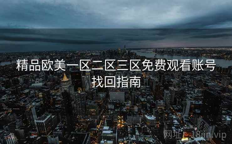 精品欧美一区二区三区免费观看账号找回指南