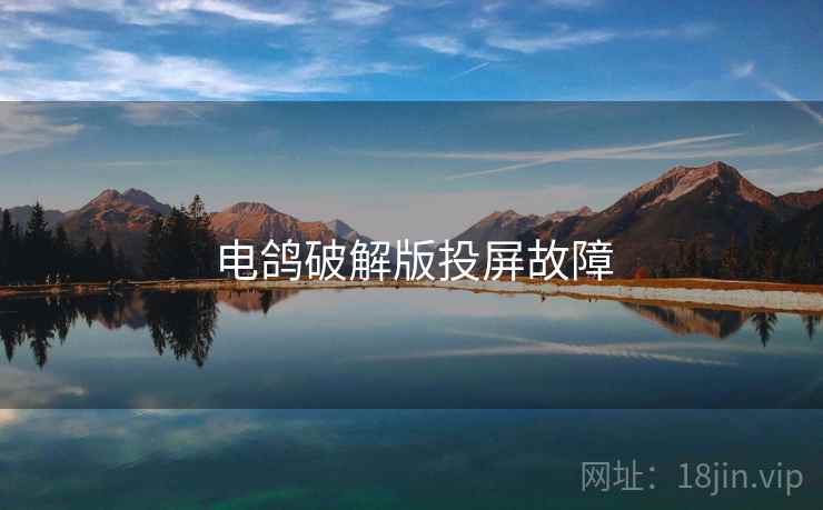 电鸽破解版投屏故障