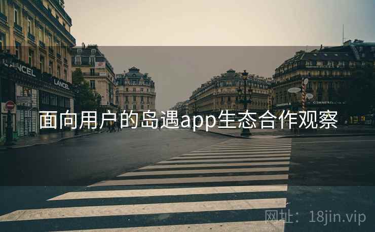 面向用户的岛遇app生态合作观察